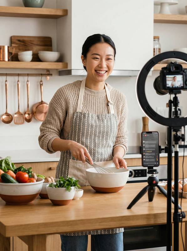 番茄视频社区美食视频话题